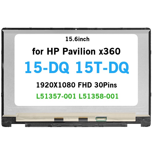 15,6-Zoll-FHD-LCD-Touchscreen-Baugruppe für HP Pavilion x360 15-DQ1052NR 15-DQ1071CL